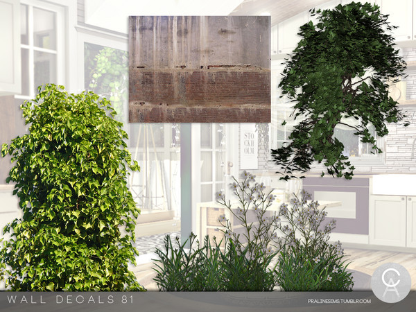 Sims 4 — Wall Decals 81 by Pralinesims — By Pralinesims