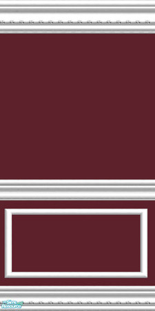 Sims 2 — jsf2WineWRaill by jsf — Please redownload this fixed version From jsf Designs a rich, merlot wine colored paint