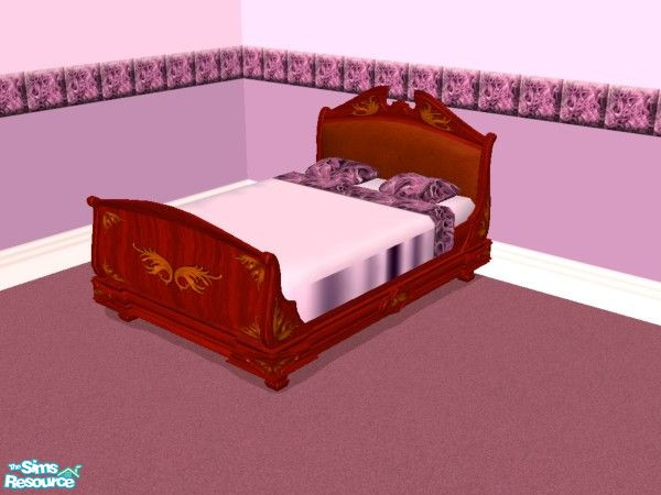 Sims 2 — 646 Purple Passions Bedding by mickhamlin — Bedding recolour for my purple passions bedroom set.