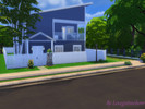 Sims 4 — Sleek Modern Suburban House by lovgotmehere — Cozy multi level family home with rustic and modern interiors