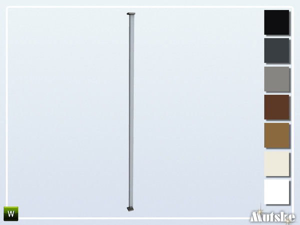 Sims 4 — Pilton Window Short Wall Corner by Mutske — This window is part of the Pilton Constructionset. Made by