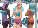 Sims 4 — Mermaid Scales Tattoo by luvjake_ — Download includes 5 different swatches. For females only. Tattoo replaces