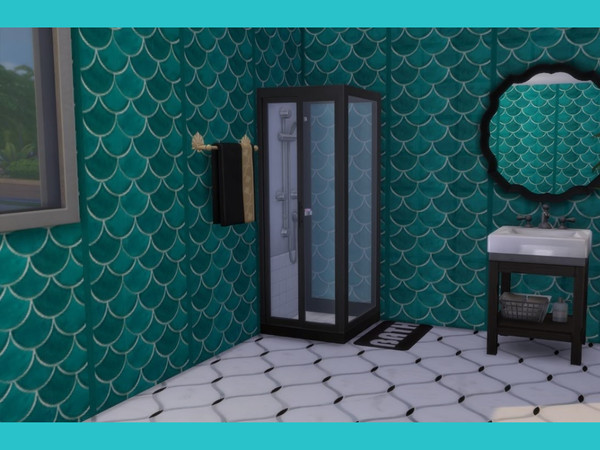 Sims 4 — Mermaid Tiles by brandyzomb2 — Fun and cute mermaid tiles