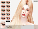 Sims 4 — B176 - Allure by dwlrma — Lenses in 11 swatches. Custom Thumbnail. Please do not reupload/re-edit/recolor Enjoy!