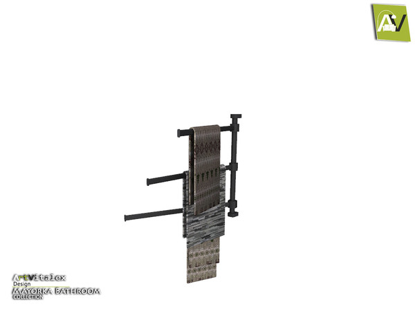Sims 4 — Mayorka Towel Holder    by ArtVitalex — - Mayorka Towel Holder - ArtVitalex@TSR, Mar 2018