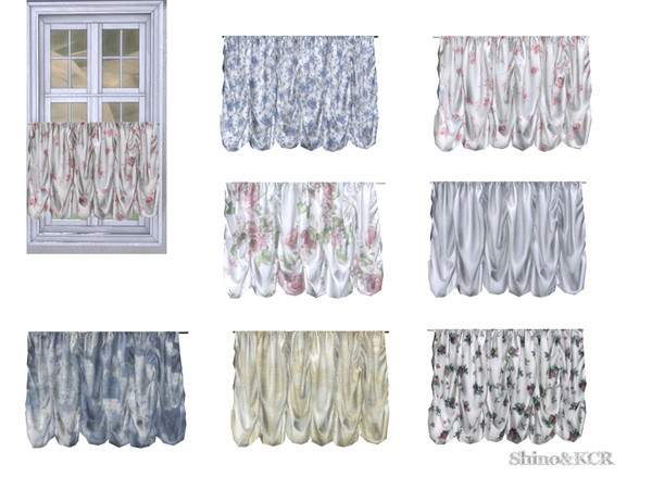 Sims 4 — Bathroom Country - Curtain by ShinoKCR — Furniture in Country Style - what we call Landhaus Style in Germany