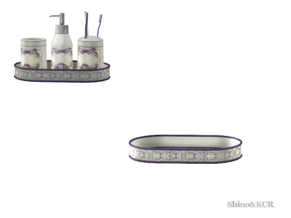 Sims 4 — Bathroom Country - Tray by ShinoKCR — Furniture in Country Style - what we call Landhaus Style in Germany 