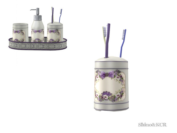 Sims 4 — Bathroom Country - Toothbrush by ShinoKCR — Furniture in Country Style - what we call Landhaus Style in Germany