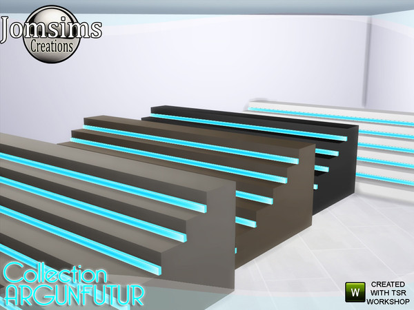 Sims 4 — argunfutur decorative stairs by jomsims — argunfutur decorative stairs led