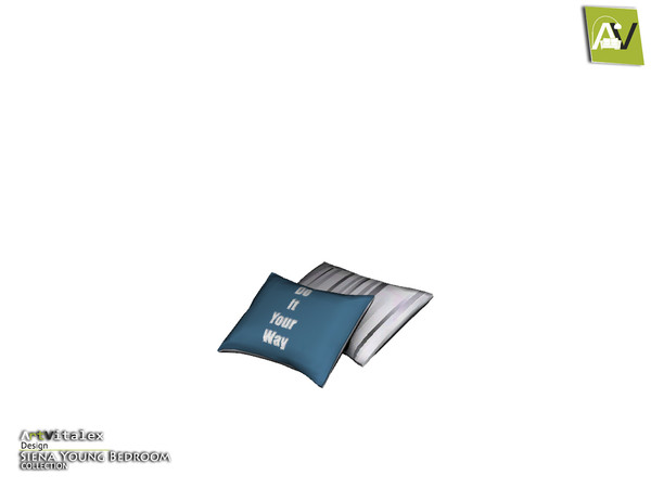 Sims 4 — Siena Bed Pillows by ArtVitalex — - Siena Bed Pillows - ArtVitalex@TSR, Mar 2018