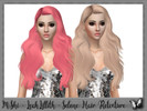 Sims 4 — M-Shi - LeahLillith - Selene Hair Retexture (Mesh Needed) by mikerashi — -12 Colors (No Ombre) -Texture made by