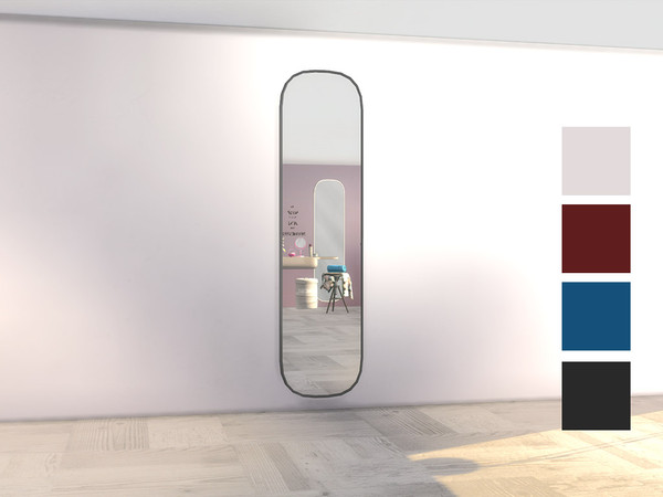 Sims 4 — Bathroom Pisces - Mirror Wall by ung999 — Bathroom Pisces - Mirror Wall Color Options : 4