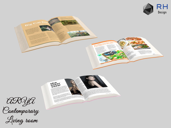 Sims 4 — ARYA Opened Magazine by RightHearted — Do you want to know more about tigers and wildlife in Asia? then our