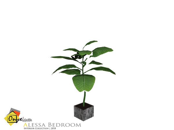 Sims 4 — Alessa Plant    by Onyxium — Onyxium@TSR Design Workshop Bedroom Collection | Belong 2018 Year