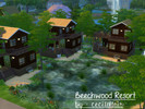 Sims 4 — Beechwood Resort (NO CC) by Cecitaltair — Your sims want a leafy resort and in the middle of the forest? Really,