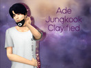 Sims 4 — Jungkook Hair Clayified - Mesh needed by Yor — I decided to try clayifying a hair and chose this hair by Ade