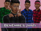 Sims 4 — Janti by BenEmre — Cool kids don't need such cool clothes. They gain their reputation by theirsimplicity. From