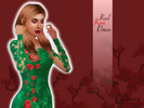 Sims 4 — [LR] RedRose_dress by LULIRINE — Ea mesh Female Hope U like it