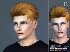 Sims 3 — S-CLUB HAIR TS3--26 by S-Club — Hi everyone! Here is my n26 hair for TS3 too! You can find the hair clipper on