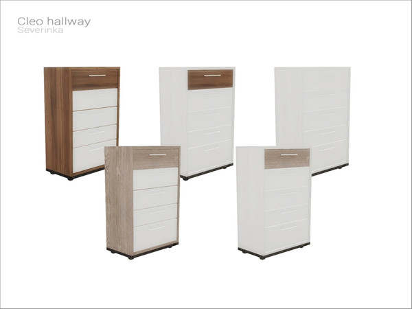 Sims 4 — [Cleo hallway] - dresser by Severinka_ — Dresser From the set 'Cleo hallway' Build / Buy category: Storage /