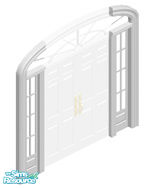 Sims 1 — Estate Build Set - Estate Door Sidelight by phoenix_phaerie — This reversible sidelight lines up perfectly with