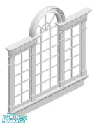 Sims 1 — Estate Build Set - Palladian Window by phoenix_phaerie — Palladian windows are unbelieveabley complicated--and