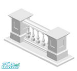 Sims 1 — Estate Build Set - Estate Balustrade by phoenix_phaerie — There is a direct correleation between the thickness