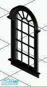 Sims 1 — Small Black Window by Shinija — 