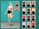 Sims 4 — Vintage Swimsuit by BekaNinja — A calendar girl kind of swimsuit with polka dots and satin... Is a swim suit but