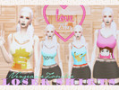 Sims 4 — VENGEANCEZOMBIE: Loser Shirts by vengeancezombie2 — And here we are again, same stuff: swatches for a base game