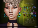 Sims 4 — Ursula Ear Plugs by Blahberry_Pancake — *NEW MESH* - earrings category - 20 swatches - all LOD's - HQ textures -