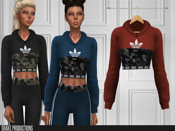 Sims 4 — ShakeProductions 117-3 Top by ShakeProductions — Tops/Sweaters,Sweatshirts New Mesh All LODs Handpainted 10