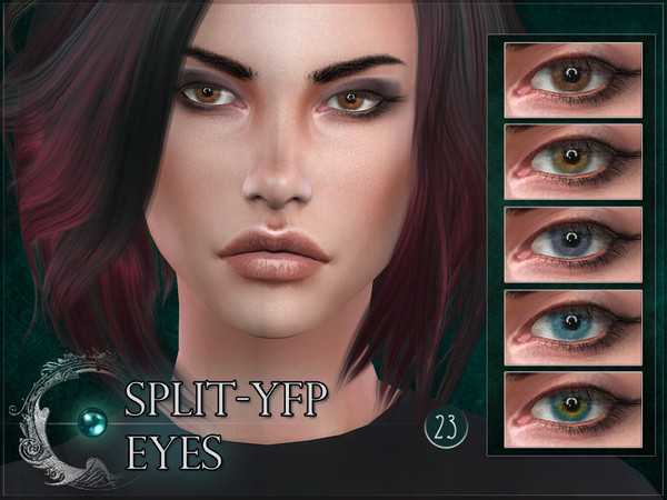 Sims 4 — Split-YFP Eyes by RemusSirion — Split-YFP Eyes for the Sims 4 update 2023-03-19: enabled for infants Preview