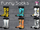 Sims 4 — Funny Socks (adults and children) by thlleite2 — Funny socks for adults and children in 60 incredible different