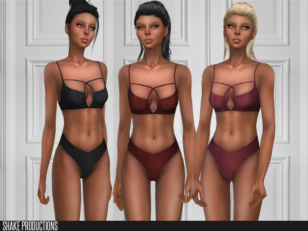 Sims 4 — ShakeProductions 118-1 by ShakeProductions — Outfits/Swimwears Handpainted 12 Colors 