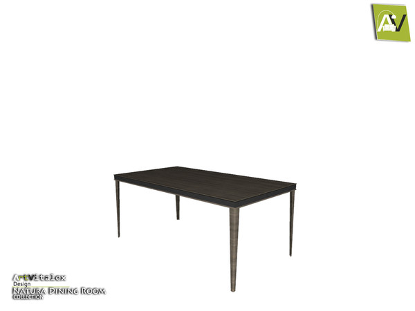 Sims 4 — Natura Dining Table by ArtVitalex — - Natura Dining Table - ArtVitalex@TSR, Apr 2018