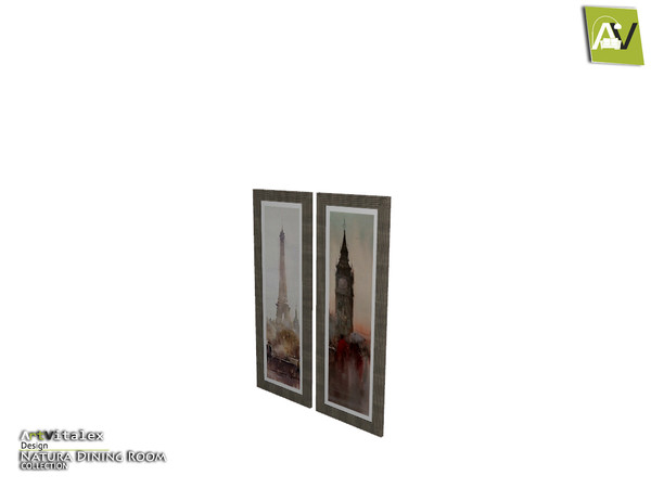 Sims 4 — Natura Binary Painting by ArtVitalex — - Natura Binary Painting - ArtVitalex@TSR, Apr 2018