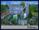 Sims 4 — HiRider by Starmanut2 — Built for the newer generation who need privacy. Lush landscaping. Two roomy bedrooms
