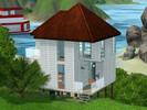 Sims 3 — Beach Pod by Celophan3 — Welcome to the beach pod! Open-air floor plan with panoramic views of the beach for the
