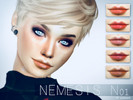 Sims 4 — Nemesis N01 - Shimmering Lipgloss by Nemesis- — Lipgloss coming in 20 natural colours.