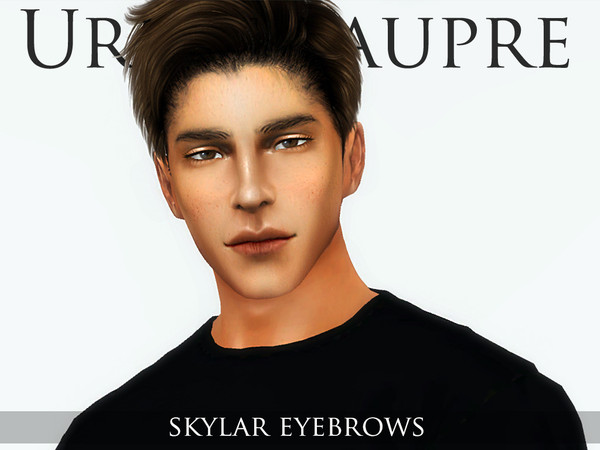 Sims 4 — Skylar eyebrows by Urielbeaupre — - male and female - teen to elder - 12 swatches - custom thumbnail