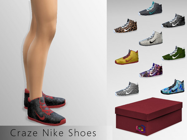 Sims 4 — Craze Nike Shoes - Spa Day needed by SuperNerdyLove2 — Male Nike inspired sneakers in a few random