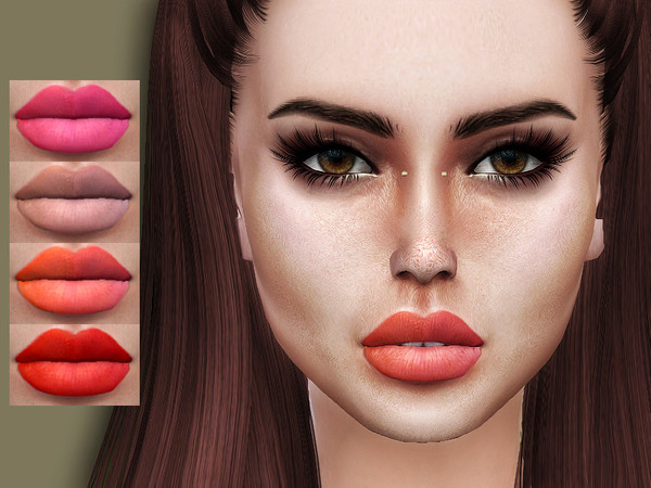 Sims 4 — Amazing lipstick by Sharareh — 12 swatches HQ compatible For female sims
