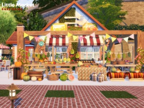 Sims 4 — Little Market by Pralinesims — By Pralinesims