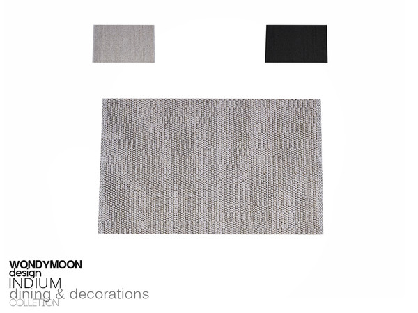Sims 4 — Indium Rug by wondymoon — - Indium Dining / Decorations - Rug - Wondymoon|TSR - Creations'2018