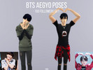 Sims 4 — BTS Aegyo Poses by Yor — A posepack containing 7 Aegyo poses inspired by BTS as my 100 followers gift on tumblr