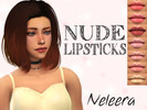 Sims 4 — ~ Nude Lips ~ by Neleera — -My First Custom Content. -Only need basegame!