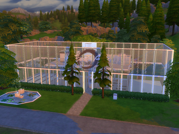 Sims 4 — Astoria Spa by KarliAstoria — A combined spa, pool and gym. NO CC