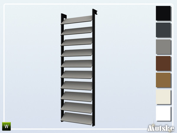 Sims 4 — Pilton Sunscreen A Half Open 1x1 by Mutske — This sunscreen is part of the Pilton Constructionset. Also works on