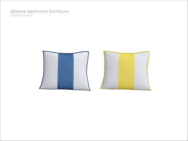 Sims 4 — [Milana bedroom] bed pillow small by Severinka_ — Small pillows for the bed From the set 'Milana bedroom' Build